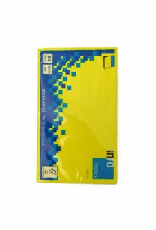 استیک‌نوت مستطیلی 80 برگ 75*125 (اینفو) - زرد