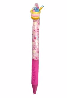 خودکار پاک‌کن دار تم تولد (فانتزی) - صورتی