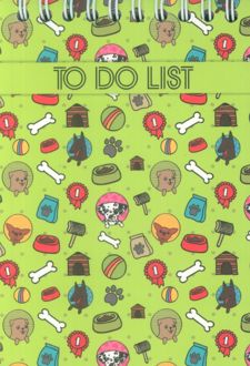 دفترچه یادداشت لیست کارهای من A6 (TO DO LIST، چند طرح)، (سیمی)