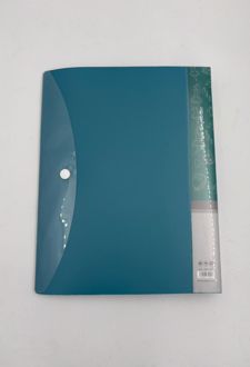 دفتر کلاسوری 100 برگ 275*220 جلد سوزنی (الیپون) سبزآبی