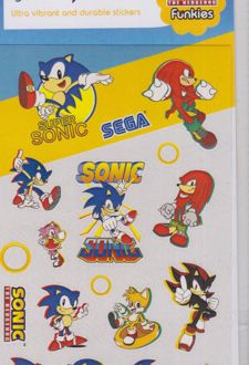 استیکر 18 تکه فانکیز سونیک (لانگو)