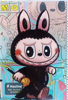 دفتر 60 برگ سیمی مجلد (مازلاین) - لبو بو