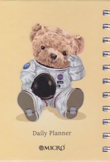 پلنر 100 برگ سیمی جلد سخت 15*11 میکرو (خرس)