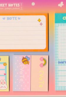 بلیستر نوت‌پد پلنر Sweet Notes (الگرو) خرگوش نارنجی