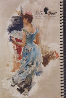 دفتریادداشت 80 برگ رقعی سیمی (لاین‌نوت)