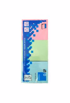 استیک‌نوت میکس فسفری بسته 3 عددی 100 برگ ( اینفو)
