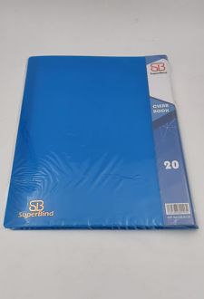 کلربوک 20 برگ A4 سوپربایند (آبی تیره)