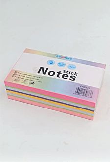 پست ایت 400 برگ 76*127 اسکول فنز - (صورتی یاسی بنفش سبز نارنجی)