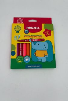 ماژیک 12 رنگ قابل شستشو (فونزل)