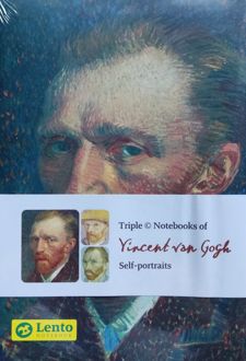 پک 3 عددی یادداشت A5 خط‌دار (لنتو) - پرتره ونگوگ