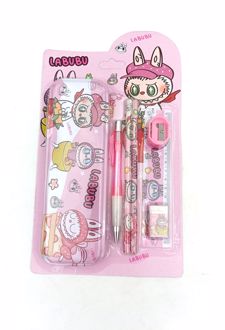 ست تحریر لبوبو (فانتزی) - صورتی