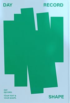 دفتر‌یادداشت جلد سخت سری Day Record (همین) سفید‌سبز