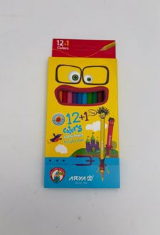 مدادرنگی 12+1 رنگ جعبه مقوایی آریا