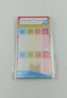 برچسب اسم فانتزی 4برگی لانگو طرح هیولا