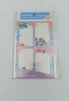 برچسب اسم دانش آموز طرح مانستر لانگو