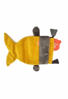 جامدادی طرح ماهی (روکو) - زرد، طوسی