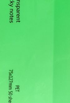 استیک‌نوت 50 عددی pvc شفاف (سبز)