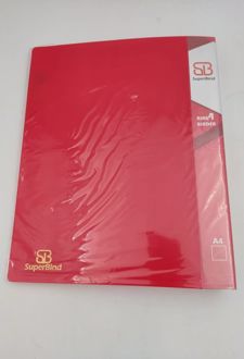 کلاسور 4 حلقه A4 الوان سوپربایند (قرمز)