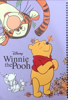 دفتر 100 برگ جلد‌سخت سیمی سری‌تونیورس (الند) وینی‌پو