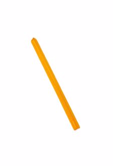 خط‌کش 15CM شیشه ای رنگی مثلثی - (استورم) - نارنجی