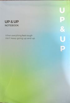 دفتر یادداشت شومیز سری UpAndUp (همین) سبزآبی