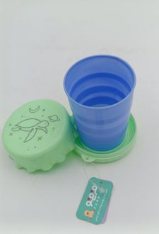 لیوان سفری تاشو (فرمی نو) دایره‌ای سبز