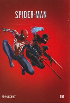 دفتر 50 برگ نقاشی وزیری ته‌چسب میکرو (اسپایدرمن)