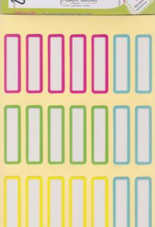 بلیستر 4 عددی لیبل اسم (برچسب) 4 رنگ 3.5*1 (لانگو)