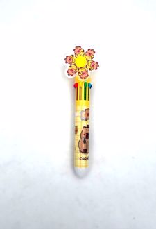 خودکار 10 رنگ اسپینری کپی‌بارا (فانتزی) - زرد