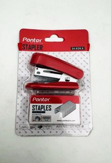 منگنه کوچک + سوزن منگنه (پنتر) - قرمز