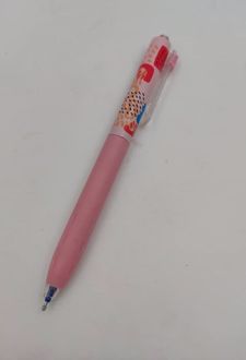 روان نویس فشاری 0/5 (مشکی) بدنه طرح‌دار (صورتی کمرنگ) سری JOY اسکول فنز