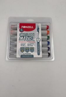 ماژیک وایت‌برد 6 رنگ سه‌وجهی (فونزل)