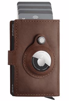 جاکارتی چرم نمد HIKER wallet (پولاریس) - قهوه‌ای
