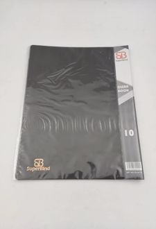 کلربوک 10 برگ A4 سوپربایند (مشکی)
