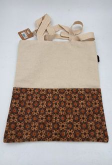 ساک خرید(توت بگ) متوسط چوب پنبه باروک لیام (گل مربع متوسط)