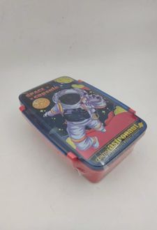 ظرف‌غذا یک‌ طبقه فانتزی - (آبی قرمز)