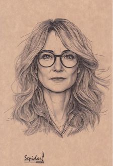 دفتر 80 برگ رقعی کرافت بی‌خط سری مشاهیر (سپیدار) Joanne Rowling