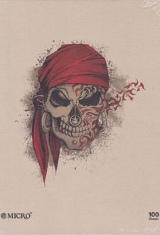 دفترکلاسوری 26 حلقه 100 برگ قفل فلز کرافت میکرو (اسکلت)