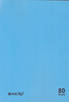 دفتر80 برگ وزیری ته چسب میکرو طرح الوان (آبی)