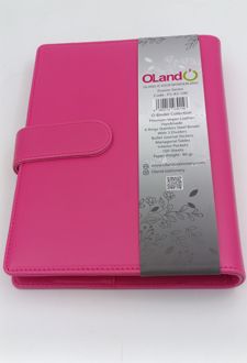 پلنر کلاسوری 6 حلقه‌فلزی 100 برگ A5 فیوژن (الند) صورتی