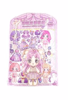 ست اکسسوری کرومی (فانتزی) - دختر بنفش