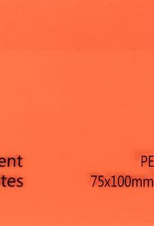 استیک‌نوت 50 عددی pvc شفاف (نارنجی)