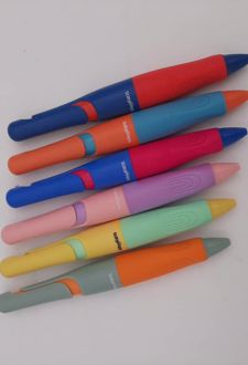 اتود 2 میل کوتاه گریپ دار اسکول فنز - (سبز نارنجی)