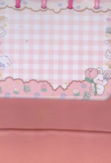 یادداشت دکمه ای رومیزی (آبرنگ) گلبه‌ای