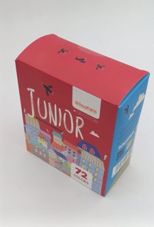 ماژیک نقاشی 72 رنگ جونیور اسکول فنز - (آبی قرمز)