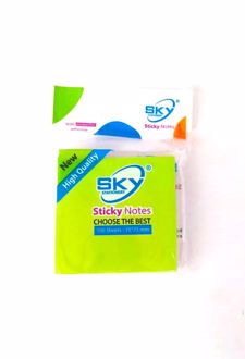 استیک‌نوت 7.5*7.5 پنج رنگ (SKY)