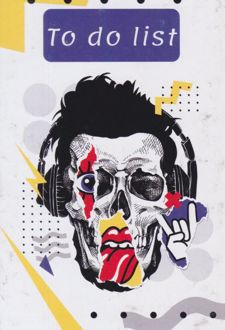 تو دولیست 100 برگ 20*9 جلدسخت سیم از بالا میکرو (اسکلت)