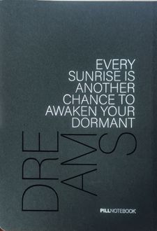 دفتر مشکی نایت وزیری (پیل) طرح جور