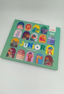 ماژیک نقاشی 100 رنگ جونیور اسکول فن (بسته سبز)