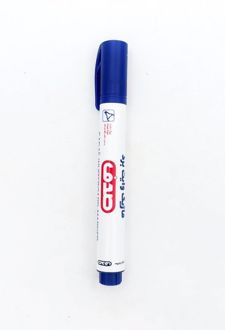 ماژیک وایت‌برد آبی نوک تخت (صدف)